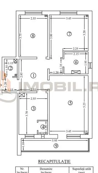 Apartament 3 camere Dacia - Decomandat - foto 12
