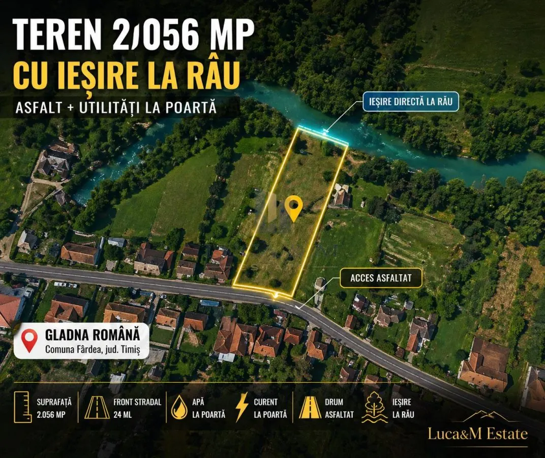 Zona de munte, cu iesire directa la rau - foto 1