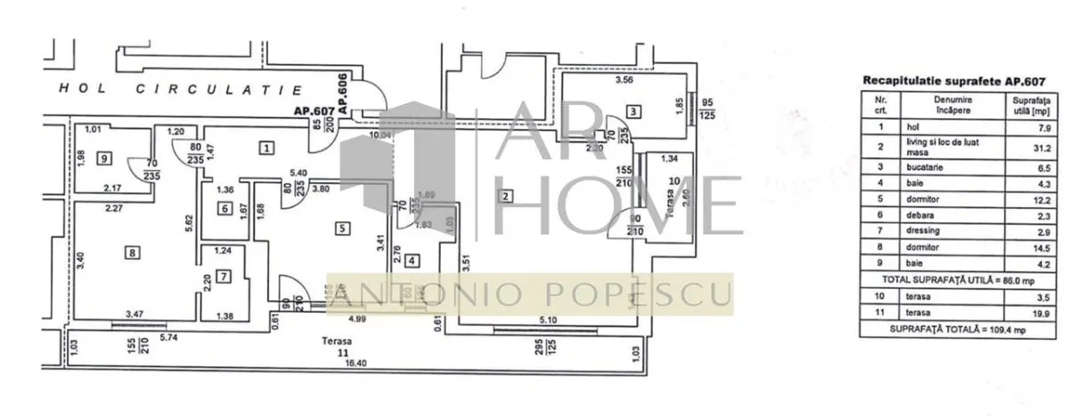 Apartament 3 camere, parcare subterana, Ploiesti, Parcul Mihai Viteazu - foto 19