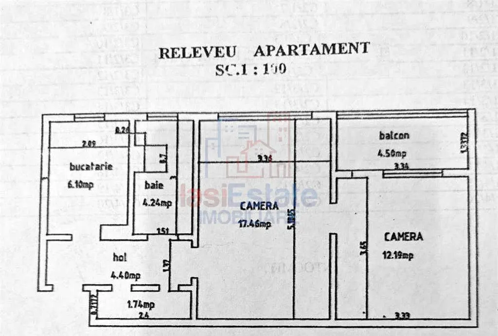 Apartament 2 camere Podu Ros - foto 2