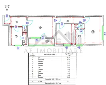 Apartament 3 camere Podu Ros - Aleea Rozelor - foto 2