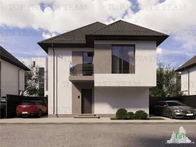 Vila individuala 5 camere, incalzire in pardoseala, P+1+M, toate utilitatile, 320mp teren, Prelungirea Ghencea/Bragadiru - foto 2