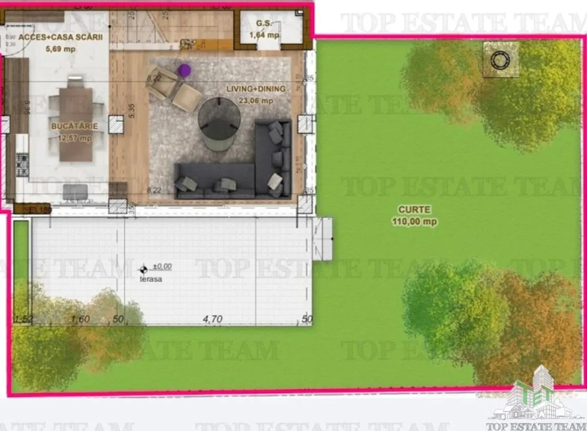 Apartament 3 camere, Duplex P+1 si curte proprie de 110 mp, bloc boutique, finisaje premium, incalzire in pardoseala, zona Domenii, sector 1 - foto 20