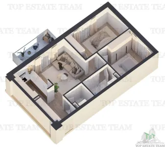 Apartament 3 camere bloc modern, finisaje premium, zona Rahova, la 15 minute de Palatul Parlamentului - foto 14