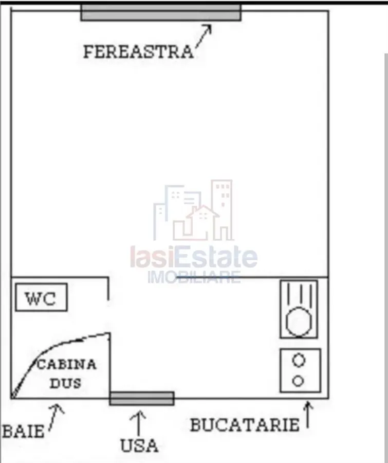 Garsoniera | Nicolina Podu Roș | 20mp - foto 1