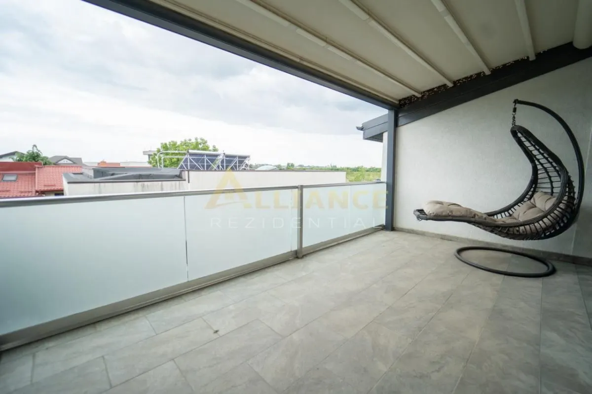 Casă tip townhouse de vânzare P+1E+M | 265 mp utili | 7 camere | terasă închisă | 3 locuri parcare - foto 17