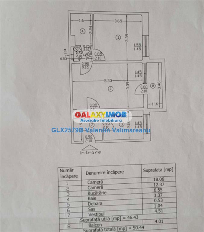 Apartament 2 Camere 1 Decembrie 1918 COD 261 - foto 9