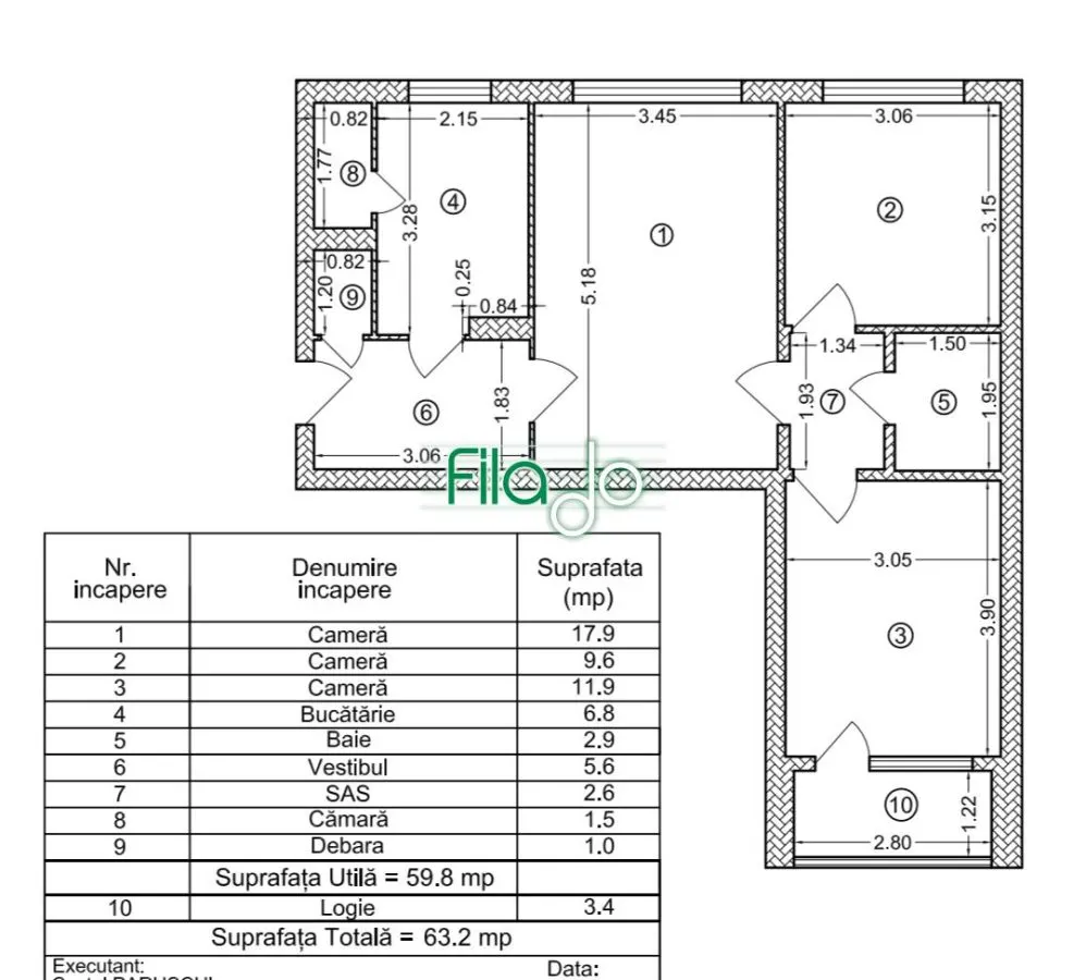 Vanzare apartament 3 camere Berceni, Constantin Brancoveanu, strand Berceni - foto 10