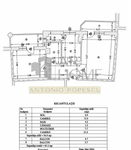 Apartament 2 camere, 2 balcoane, in Ploiesti, zona Catedrala - foto 11