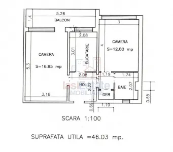 Apartament 2 camere zona Tatarasi - foto 2