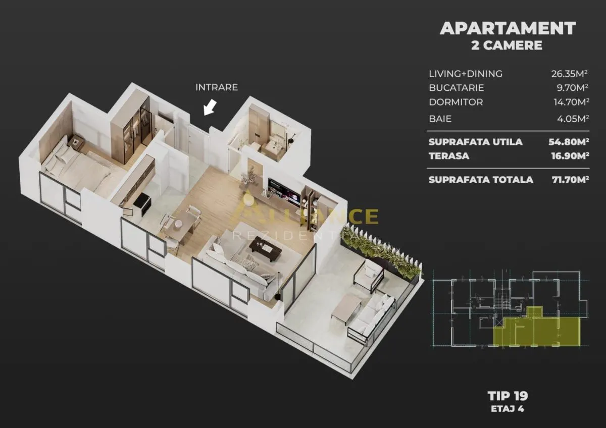Ame Residence Exclusivitate  Proiect nou ap 2 si 3 camere - foto 12
