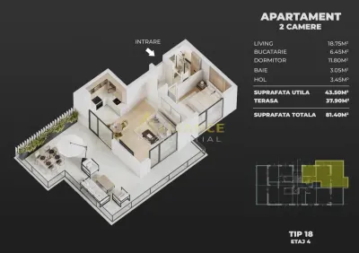 Ame Residence Exclusivitate  Proiect nou ap 2 si 3 camere - foto 13