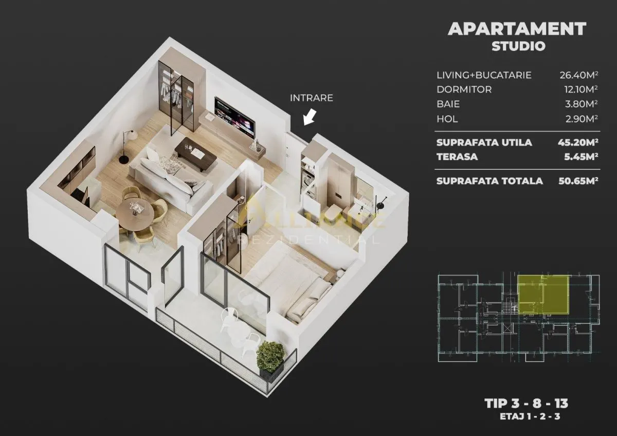 Ame Residence Exclusivitate  Proiect nou ap 2 si 3 camere - foto 8