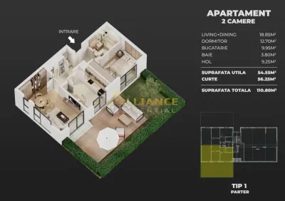 Ame Residence Exclusivitate  Proiect nou ap 2 si 3 camere - foto 9