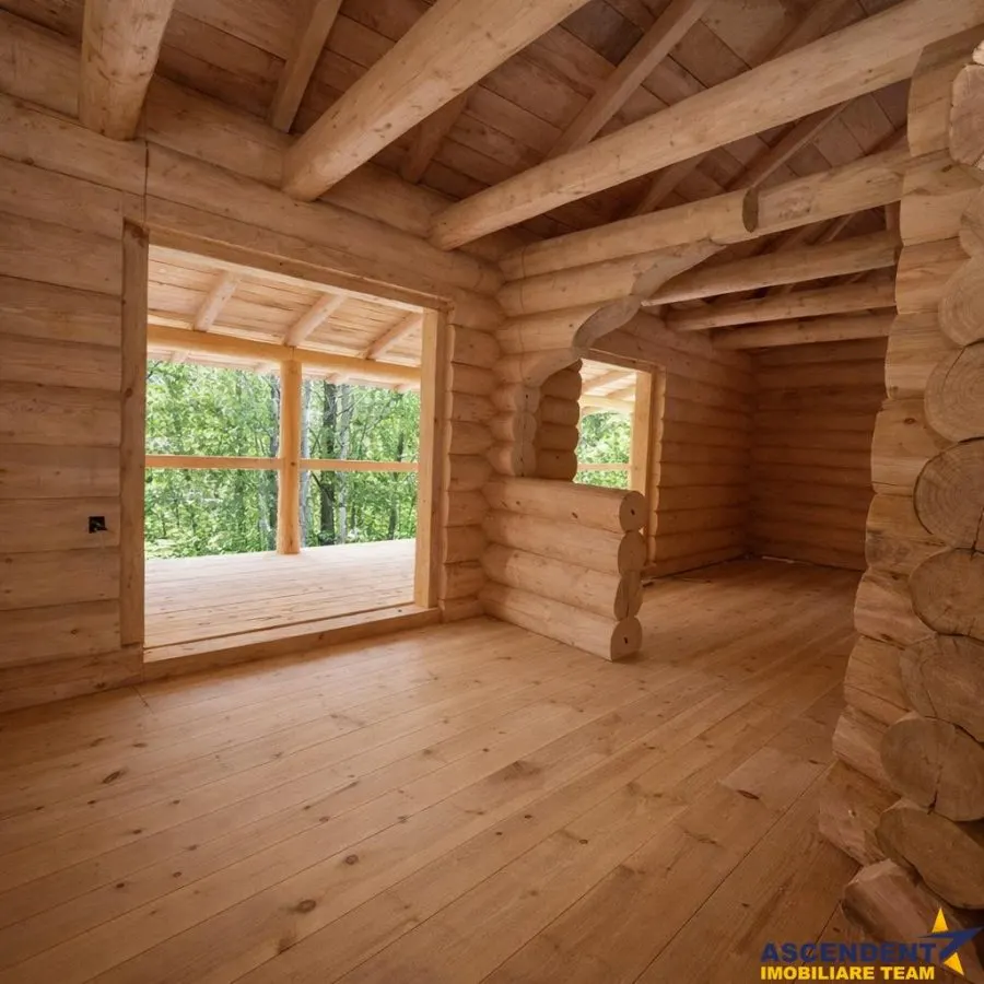 OFERTA REZERVATA!!3.000mp de incantare montana cu cabana din lemn masiv, Zarnesti Tohanita - foto 4