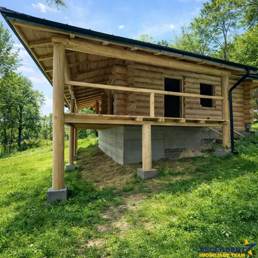OFERTA REZERVATA!!3.000mp de incantare montana cu cabana din lemn masiv, Zarnesti Tohanita - foto 6